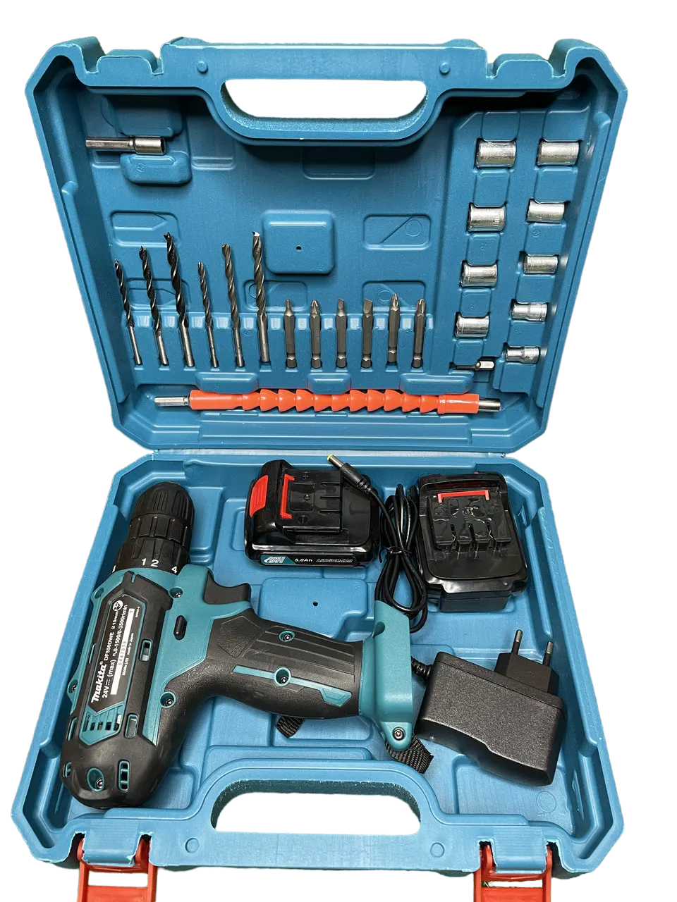 Шуруповерт аккумуляторный MAKITA 331DWE 24V/5.0Ah с набором инструментов Li-Ion, фото №1 Шуруповерт аккумуляторный MAKITA 331DWE 24V/5.0Ah с набором инструментов Li-Ion, фото №1