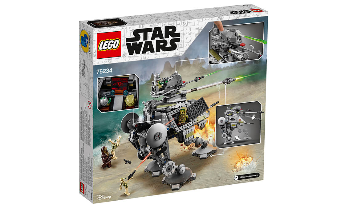 Конструктор Лего LEGO Star Wars Крокоход-танк АТ-AP (75234), фото №3