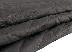 Покривало на ліжко one-home Однотонне 220 x 240 см Антрацит synthetic.ua - Фото 1