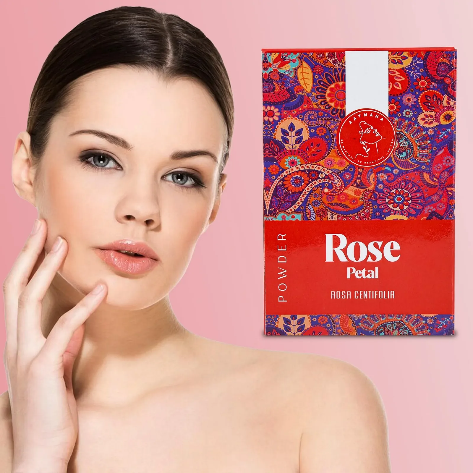 Пудра з пелюсток троянд AATMANA для освітлення шкіри, фото №5