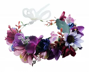 Вінок для волосся з квітів - Фото 1