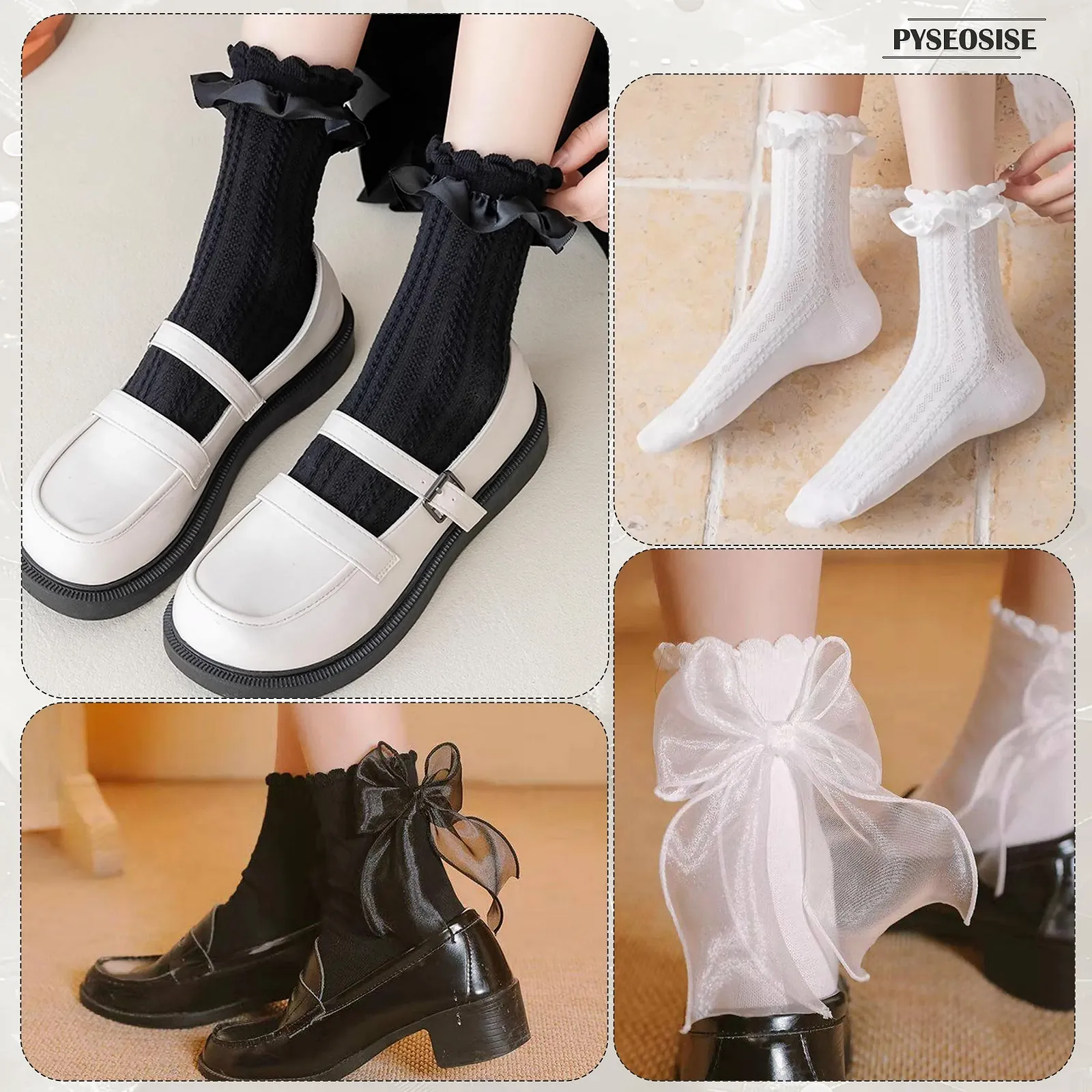 Шкарпетки з рюшами (6 пар), фото №7