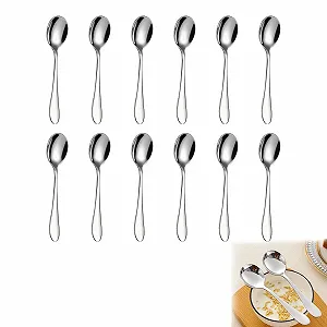 Ложки для эспрессо Demitasse, 12 шт, 13.6 см - Фото 1