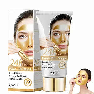 Маска для обличчя Soleneva 24K Gold Peel Off, Зміцнююча маска проти зморшок - Фото 1