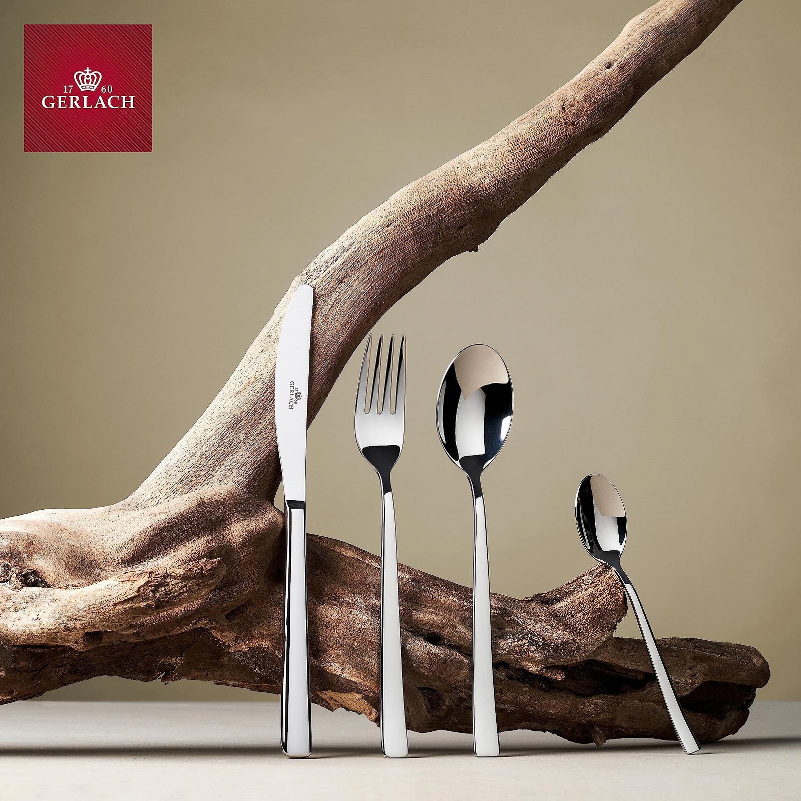 Набір столових приборів Gerlach Onda для 6 осіб, можна мити в посудомийній машині, фото №5 Набір столових приборів Gerlach Onda для 6 осіб, можна мити в посудомийній машині, фото №5