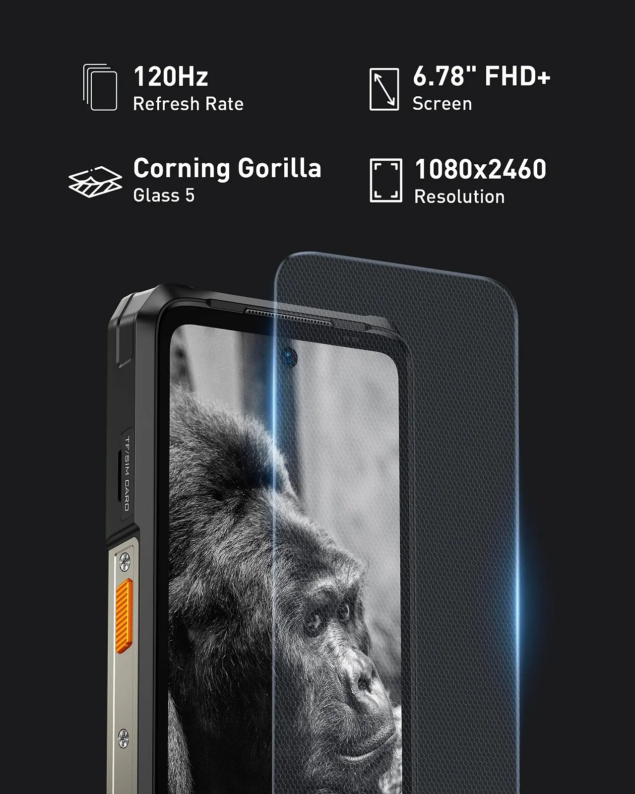 Смартфон Ulefone Armor 26 Ultra 5G 24GB+512GB 200MP+64MP 6.78" FHD+ 120Hz 15600mAh 120W, фото №5