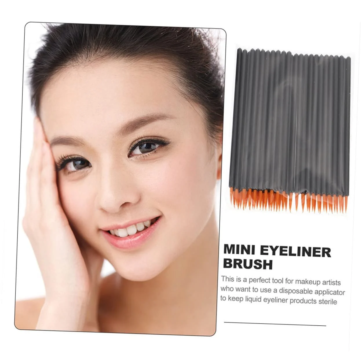 Кисти для подводки FRCOLOR Одноразовая Инструмент для макияжа 300 шт, фото №3