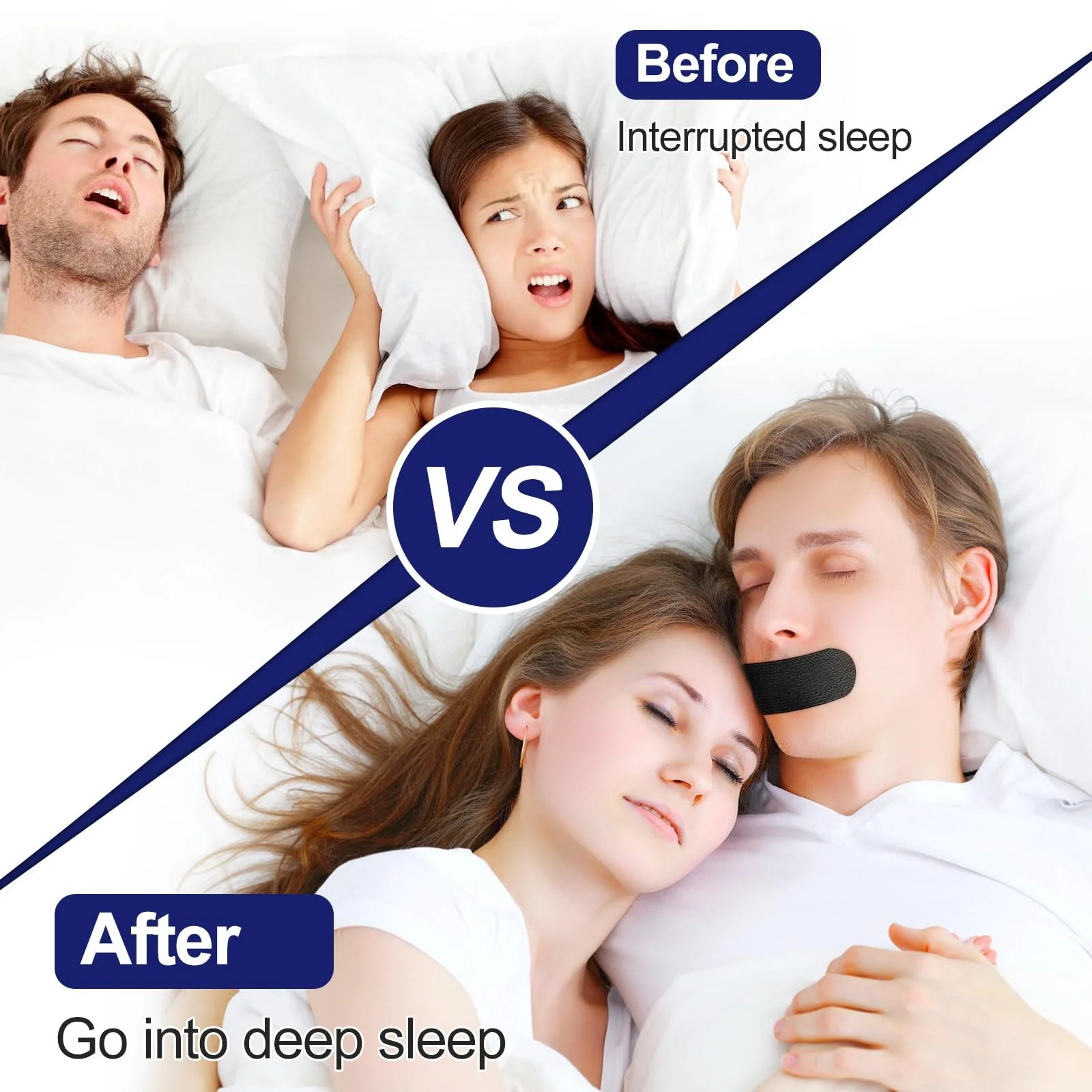 Полоски для рта Forhome, 100 шт., пластырь от храпа, для сна., фото №2 Полоски для рта Forhome, 100 шт., пластырь от храпа, для сна., фото №2