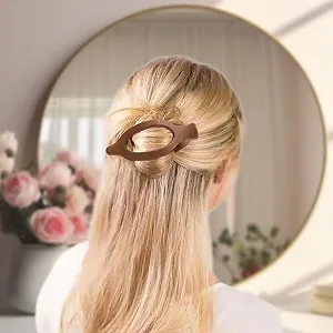 Заколка для волос Качкодзьоб Плоская 6 шт | Французский дизайн Зажим для волос Аллигатор, Нескользящие аксессуары для волос с прочной фиксацией, Заколка для волос Качкодзьоб Ретро synthetic.ua - Фото 1