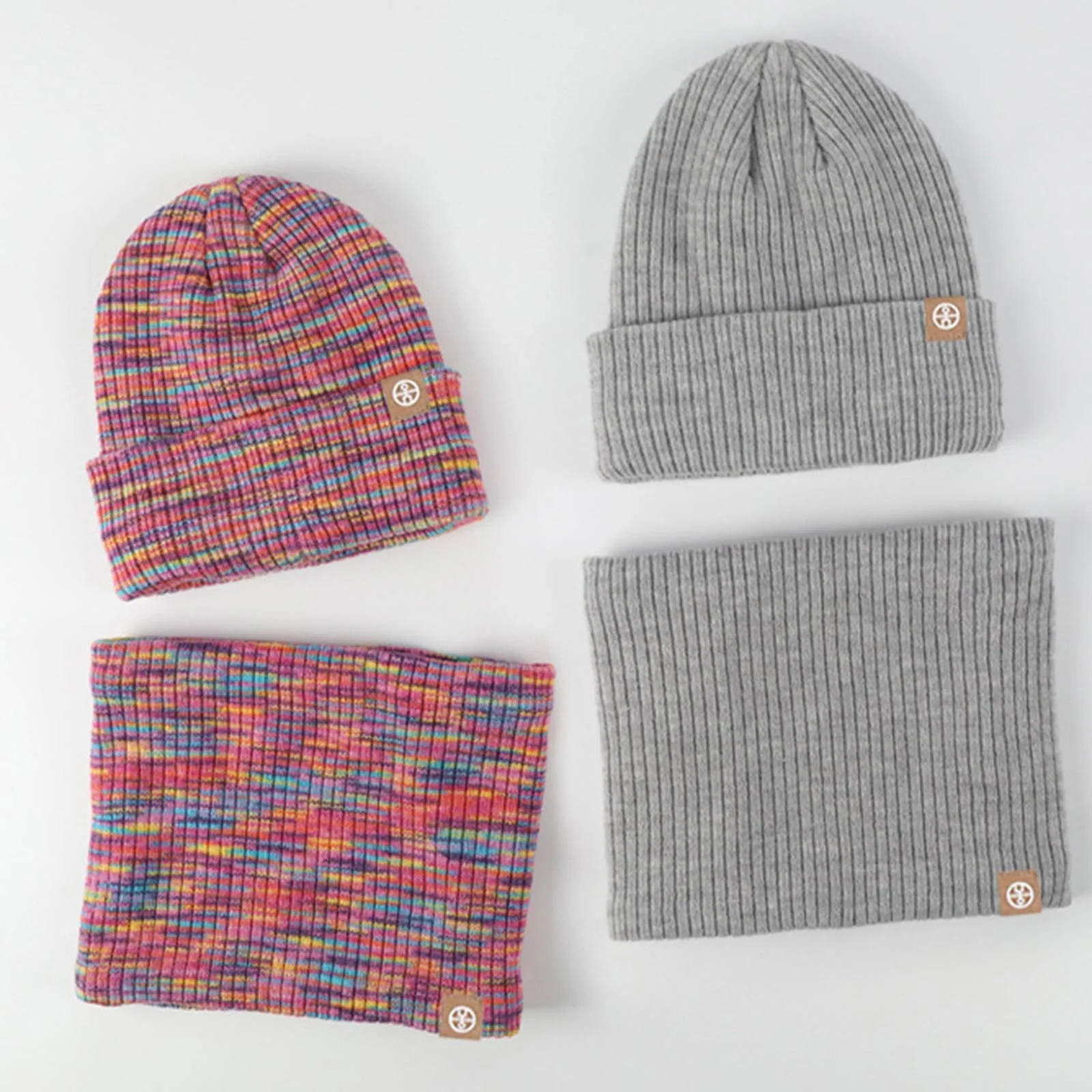 Детская Шапка Унисекс Мягкая Вязаная Шапка с Помпоном Детская Шапка Набор Шарфов Шар Вовняные Наушники Защитные Колпачки Детская Шапка Удобная для 0-6 Месяцев, фото №2