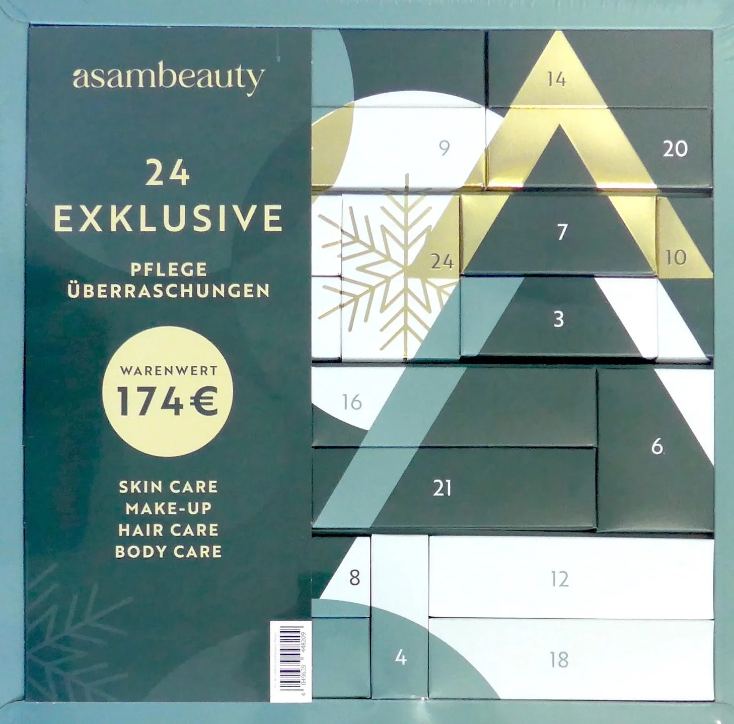 Адвент-календар asambeauty 2024 Ексклюзивні Сюрпризи для Догляду, фото №1