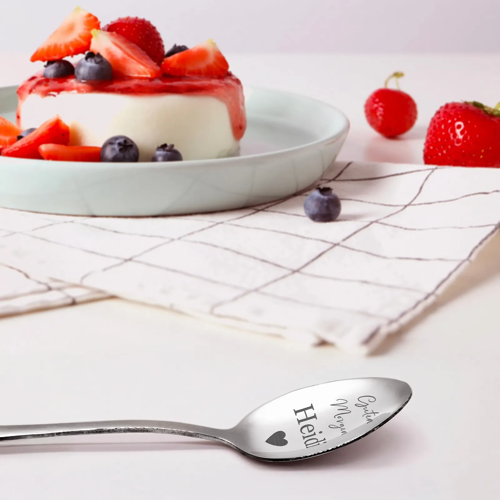 Ложка Десертна LAUBLUST Персоналізована з Текстом Серця, фото №8