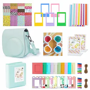 Набір аксесуарів для миттєвої камери KALDA для Instax Mini 12 М'ятно-зелений - Фото 1