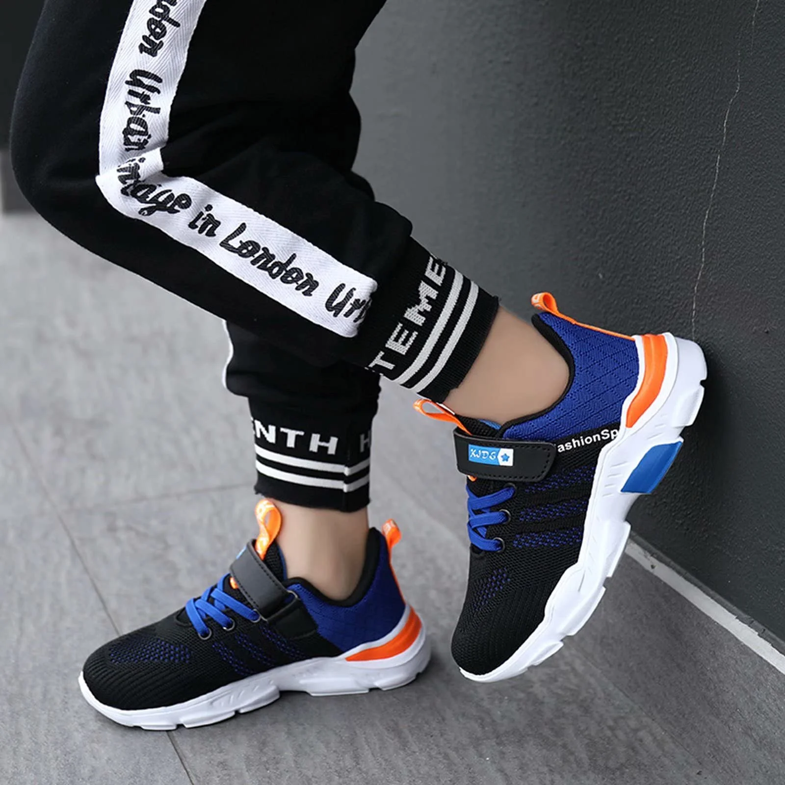 Кроссовки Детские Спортивные для мальчиков и девочек Комнатные для бега Легкие дышащие нескользящие 27-38 EU, фото №2