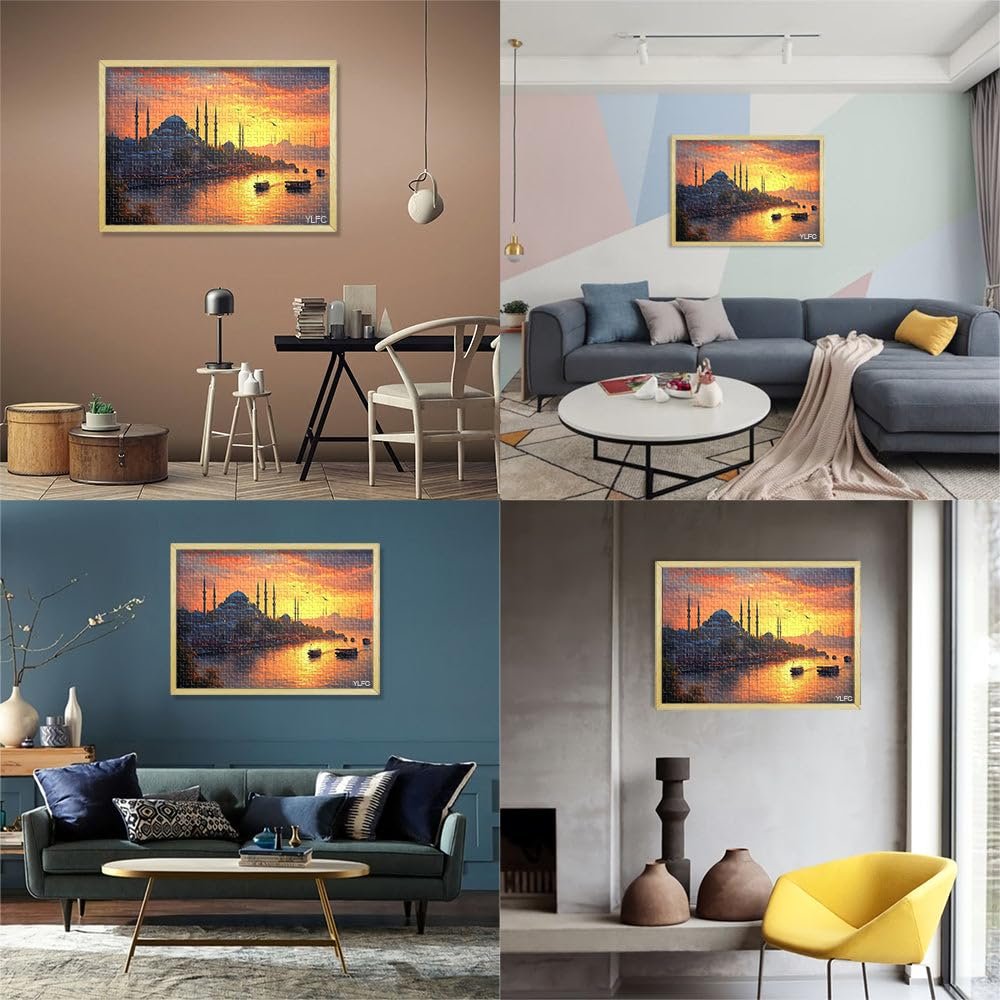 Пазл Стамбул Закат 1000 элементов 75 x 50 см с постером и викториной, фото №6