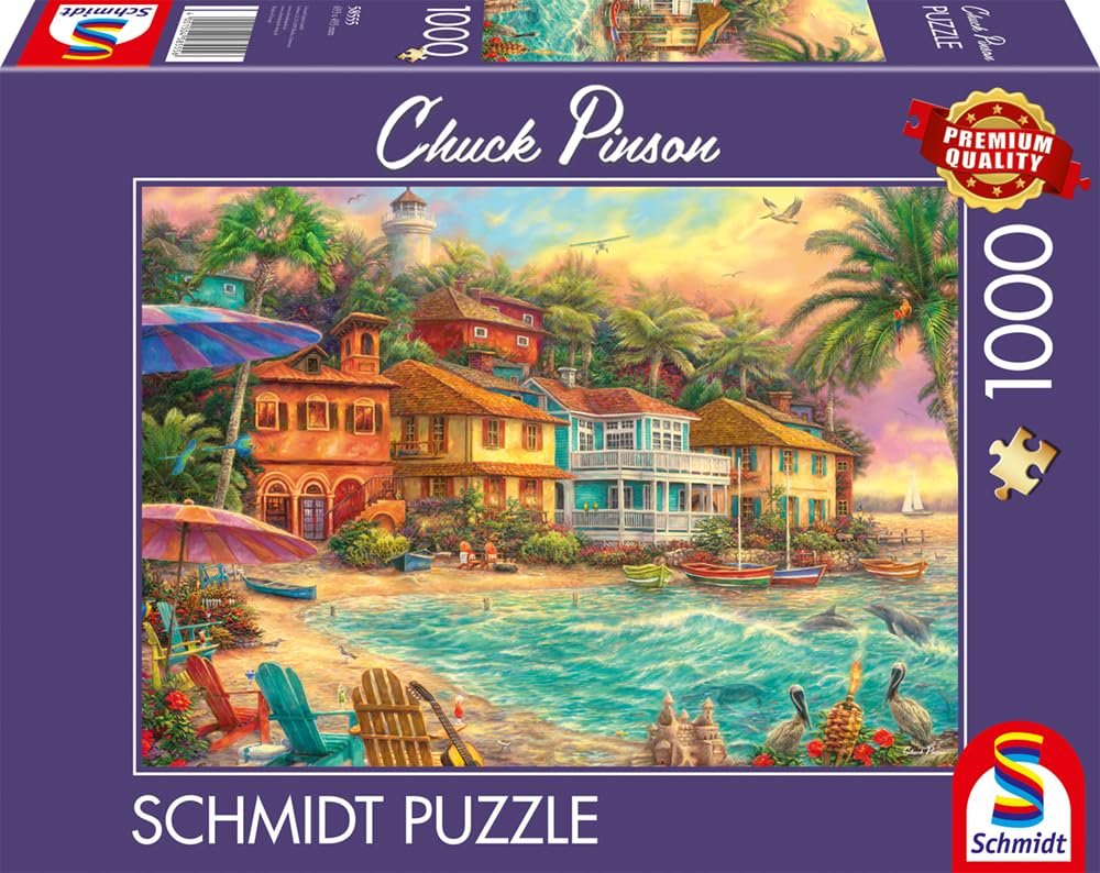 Пазл Schmidt Spiele 58555 Chuck Pinson Island Time 1000 элементов, фото №3