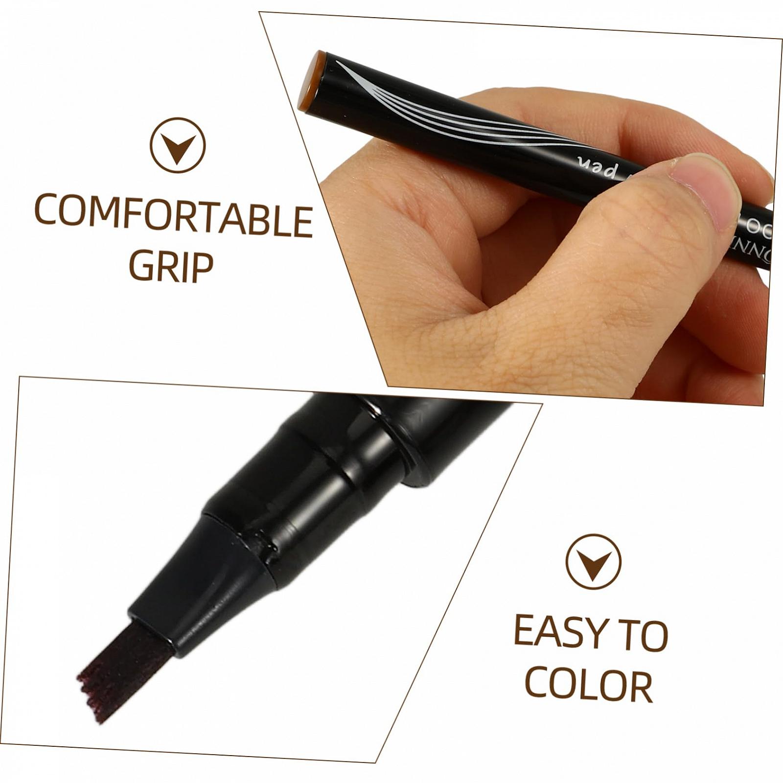 Рідкий олівець для брів minkissy Чотиризубий Потовидкий, фото №4 Рідкий олівець для брів minkissy Чотиризубий Потовидкий, фото №4