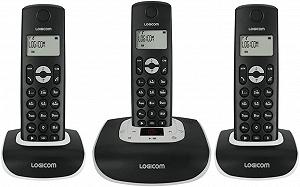 Cтаціонарний безпровідний телефон Logicom Nova 553 Чорний Cтаціонарний безпровідний телефон Logicom Nova 553 Чорний