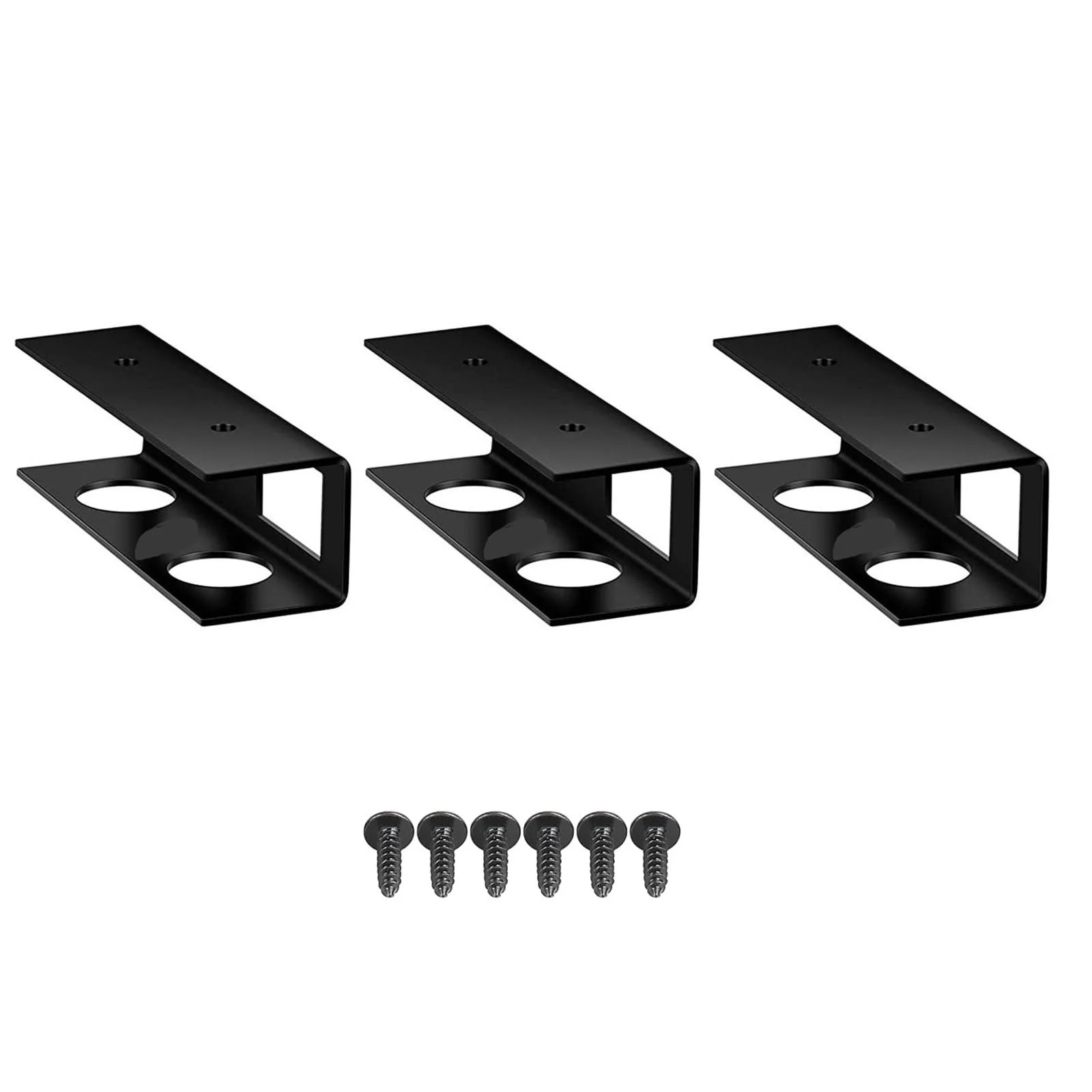 Держатель для ноутбука Под стол Портативное решение для хранения Удобный аксессуар для ноутбуков, планшетов и клавиатур (3 шт.), фото №1