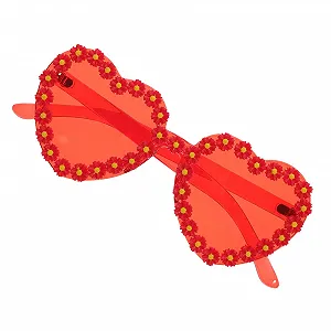 Солнцезащитные очки PACKOVE 3St Herz 90-х Ретро-ромашка synthetic.ua - Фото 1