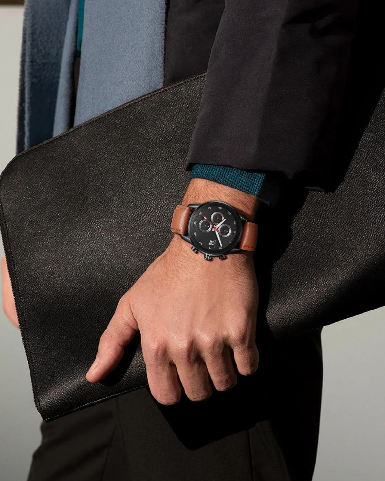 Чоловічий годинник CIVO Чорний, фото №6