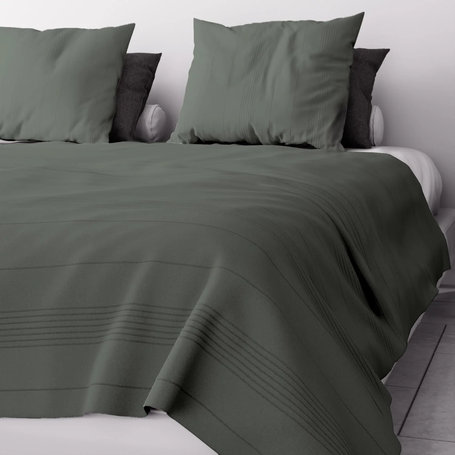 Покривало на ліжко Soleil d'ocre Бавовна Adele Khaki 220 x 240 см, фото №1