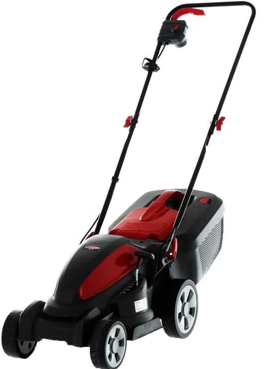 Мережева газонокосарка електрична CASTELGARDEN XE 36 / 1200W / до 300 м² / 34 см ширина різання / 35 л колектор / Чорний-червоний, фото №2