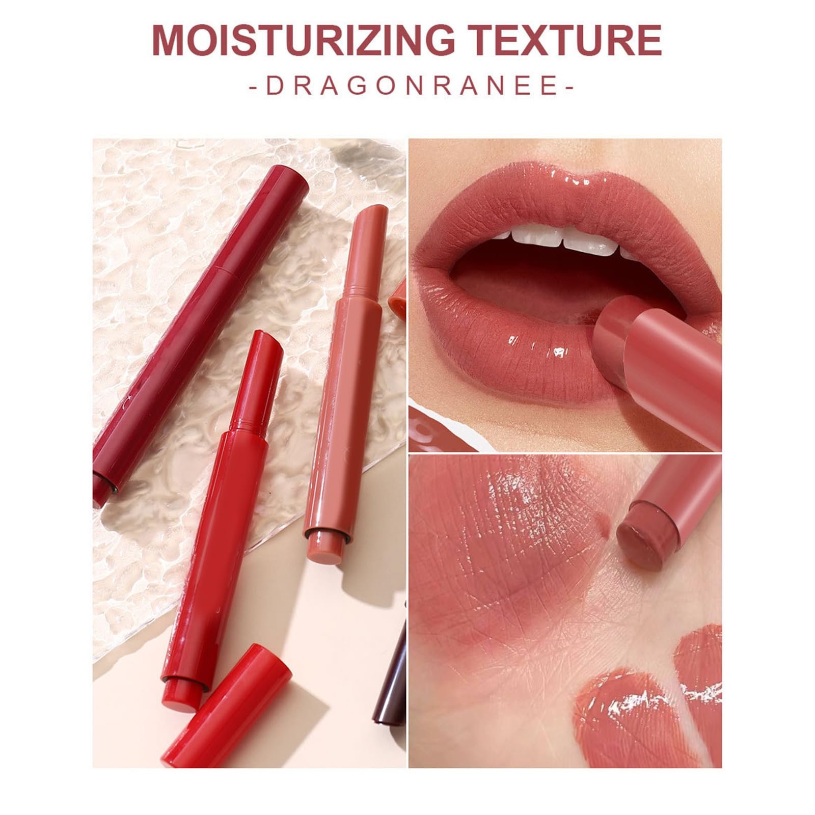Карандаш для губ 12x Press Lipstick Pen, увлажняющий блеск, гладкие оттенки, фото №6