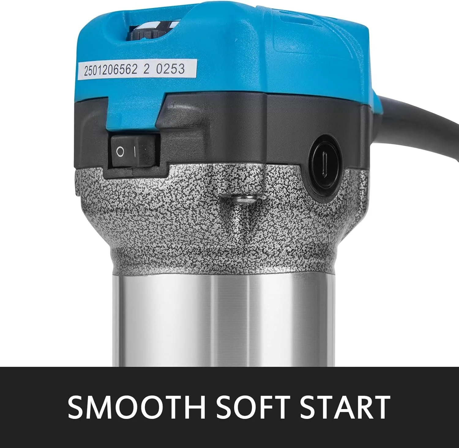 Фрезер по дереву VEVOR  710 Вт / 10 000–30 000 об/хв / цанги 1/4" і 3/8" / алюмінієвий корпус / Сірий, фото №4