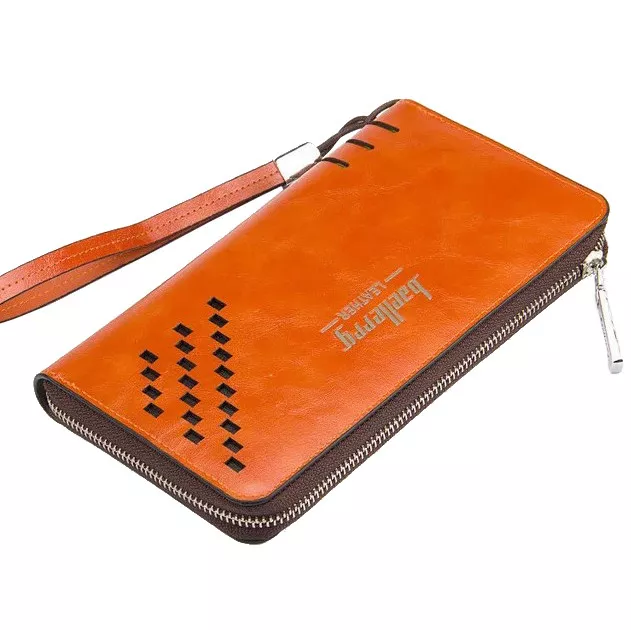 Портмоне Baellerry SW009 эко-кожа Оранжевое, фото №1