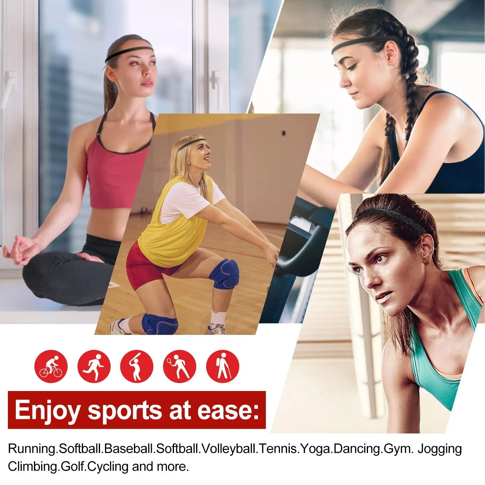 Пов'язка на голову Спортивна Molain Еластична, фото №7