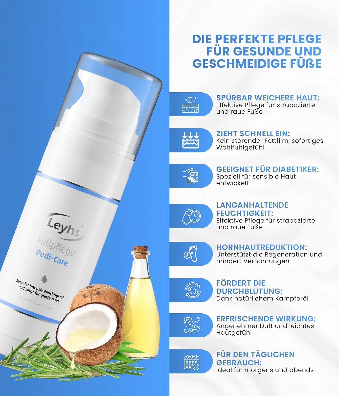 Крем для ног Pedi-Care Foot Care с мочевиной 150 мл против мозолей для сухой кожи, фото №3 Крем для ног Pedi-Care Foot Care с мочевиной 150 мл против мозолей для сухой кожи, фото №3