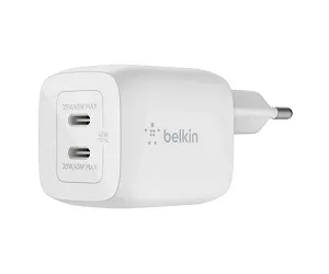 Купити Зарядний пристрій Belkin 45W USB-C Dual Wall Charger Білий - Фото 1 Зарядний пристрій Belkin 45W USB-C Dual Wall Charger Білий - Фото 1