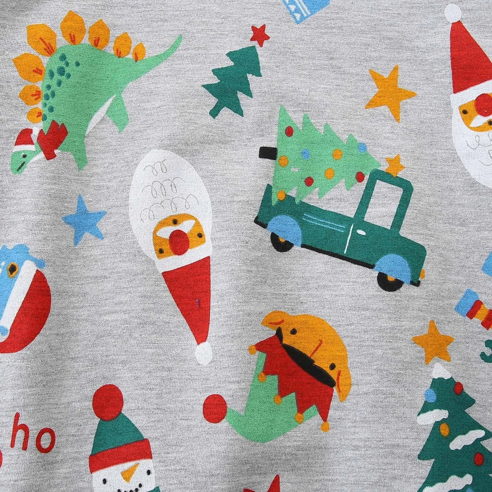 Дитячий різдвяний світшот з капюшоном, зимовий для дівчинки, фото №7