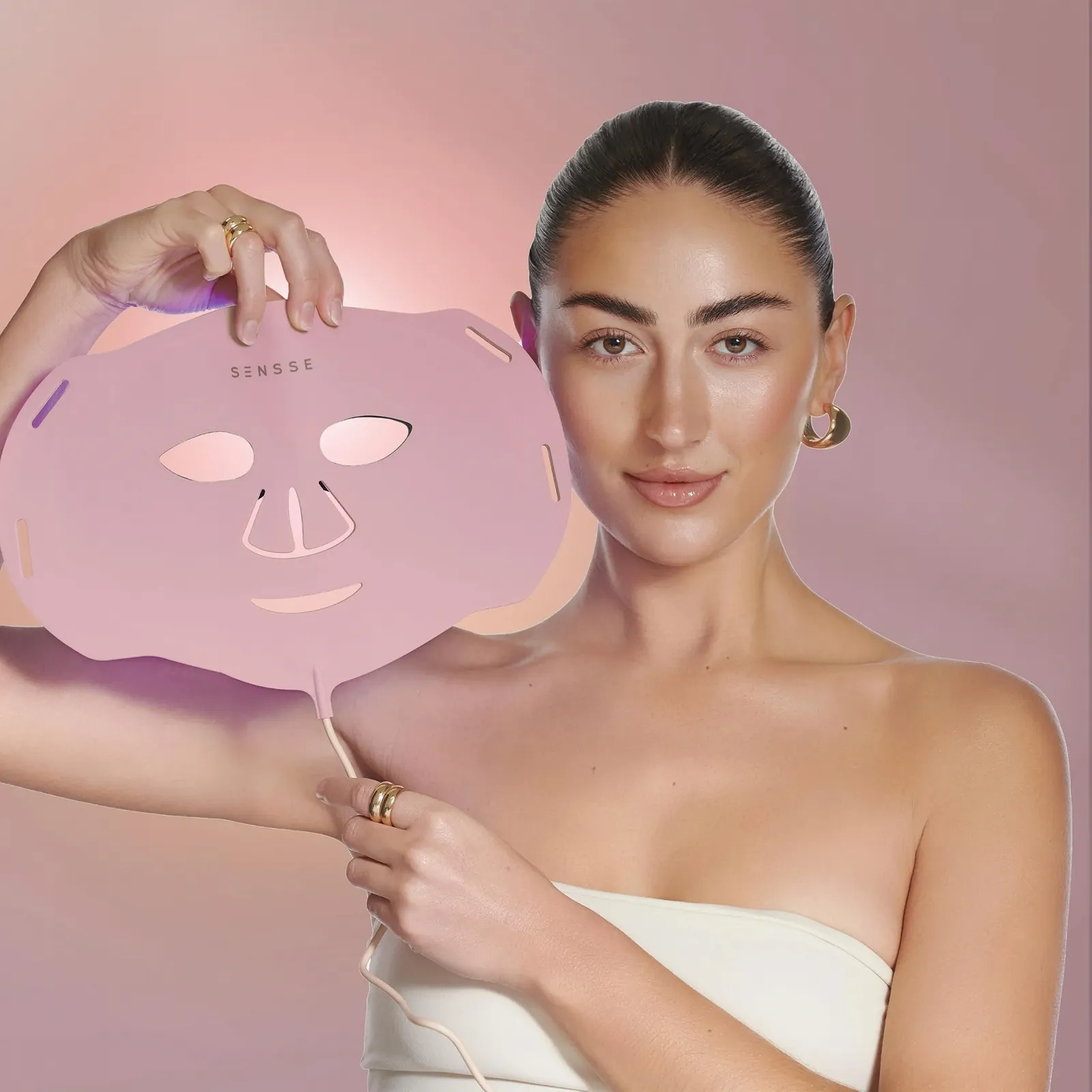 LED Маска Sensse Professional Силіконова, фото №5