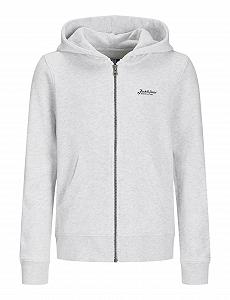 Толстовка JACK & JONES Jjbeau Sweat Zip Hood Jnr - Фото 1