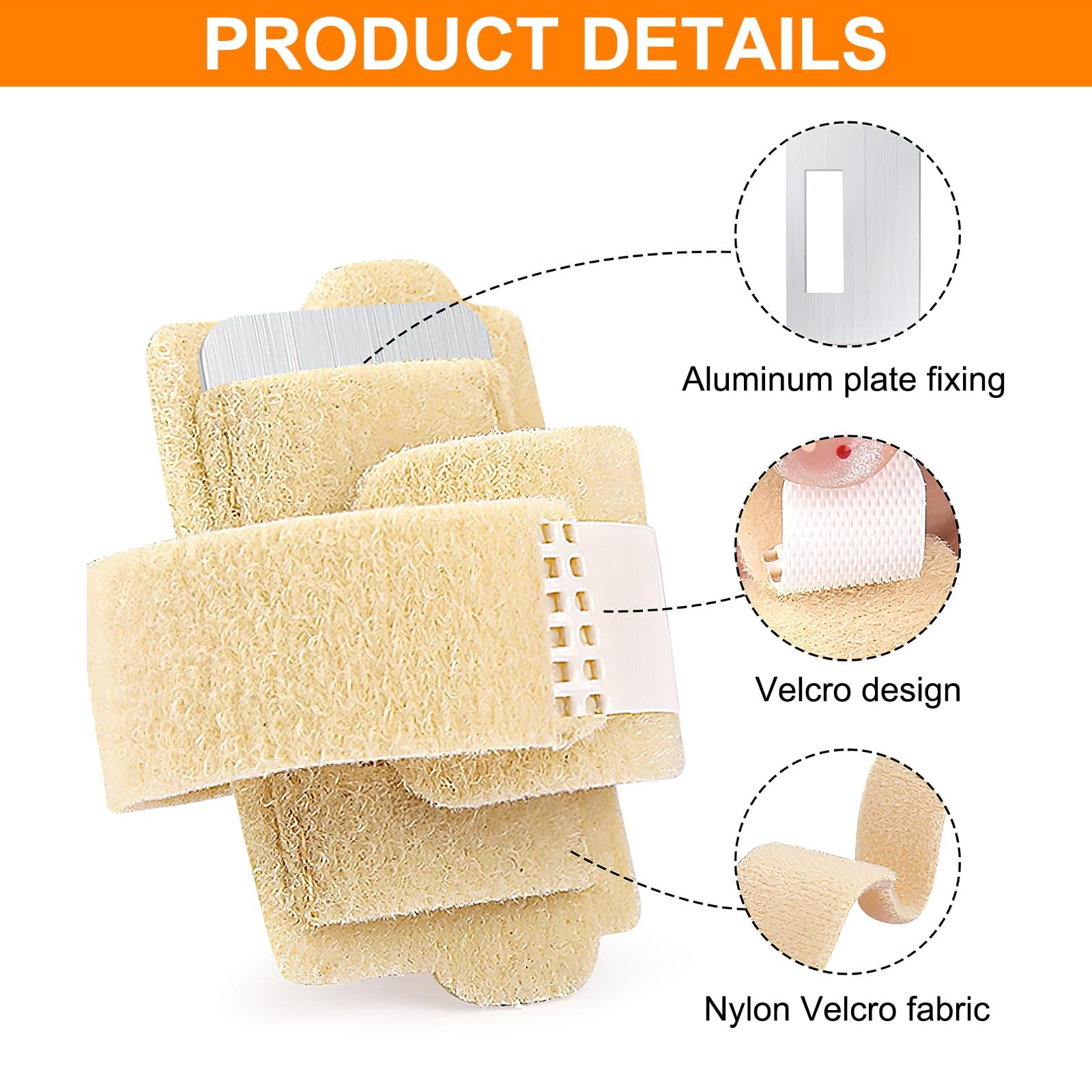 Накладки для молоткообразных пальцев 6шт, Шина для пальцев, Выпрямление кривых пальцев, Повязка для пальцев, Коррекция молоткообразных пальцев, Шина для малых молоткообразных пальцев, Коррекция пальцев, фото №2 Накладки для молоткообразных пальцев 6шт, Шина для пальцев, Выпрямление кривых пальцев, Повязка для пальцев, Коррекция молоткообразных пальцев, Шина для малых молоткообразных пальцев, Коррекция пальцев, фото №2