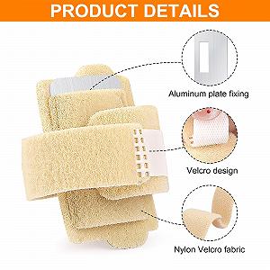 Накладки для молоткообразных пальцев 6шт, Шина для пальцев, Выпрямление кривых пальцев, Повязка для пальцев, Коррекция молоткообразных пальцев, Шина для малых молоткообразных пальцев, Коррекция пальцев synthetic.ua - Фото 1