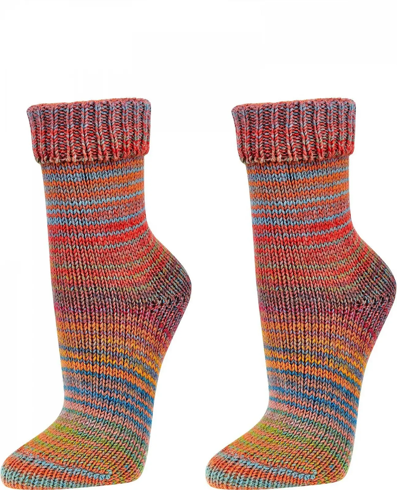 Шкарпетки WOWERAT Вовна Скандинавський Стиль 2 пари в 1 кольорі, фото №2