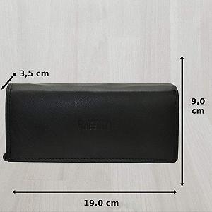 Кошелек Женский из кожи Nappa Finest Дизайн German с большим пространством для хранения, черный, современный synthetic.ua - Фото 1