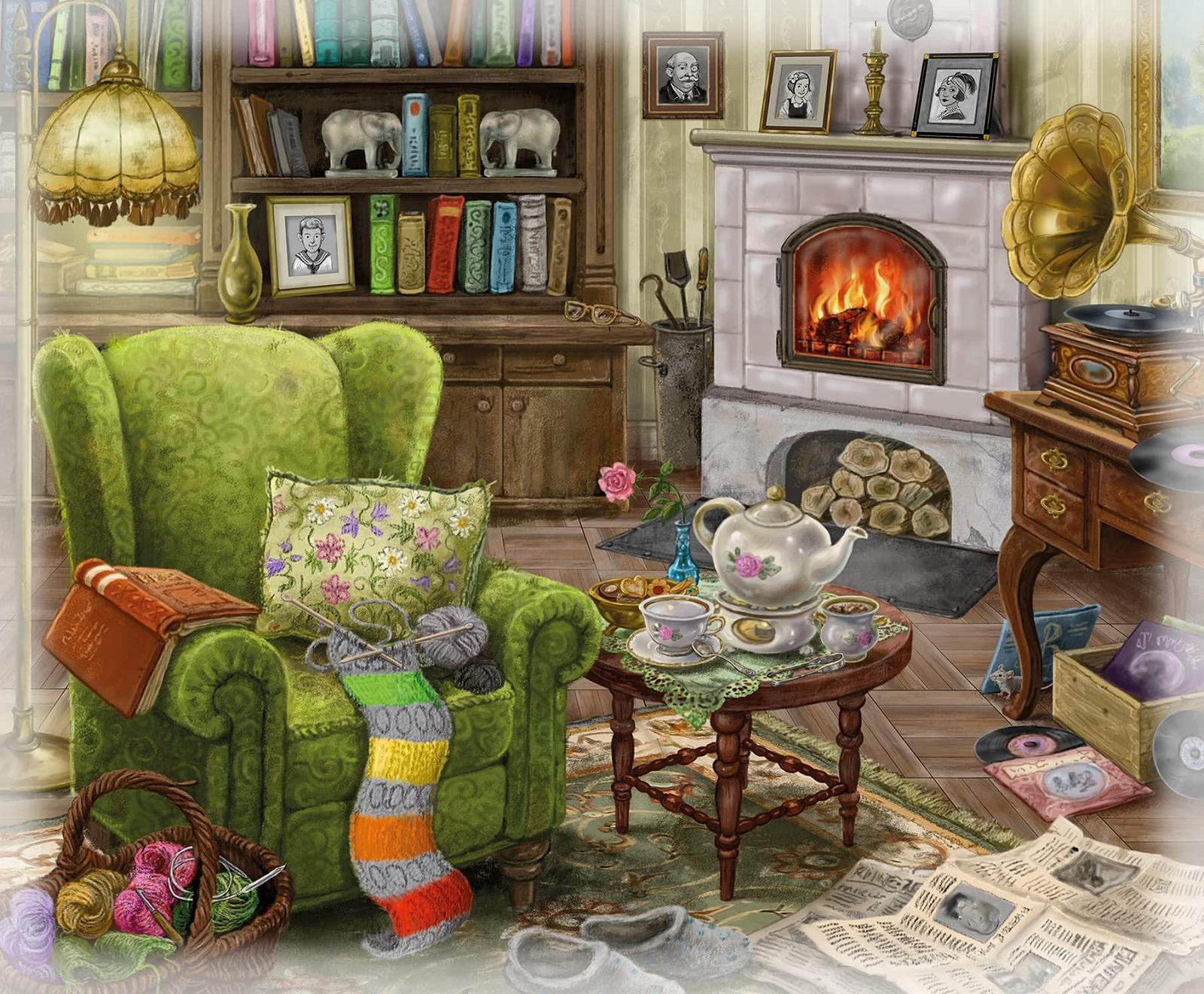 Пазл Ravensburger EXIT The Ghostly Manor House 6 x 99 деталей, фото №9 Пазл Ravensburger EXIT The Ghostly Manor House 6 x 99 деталей, фото №9