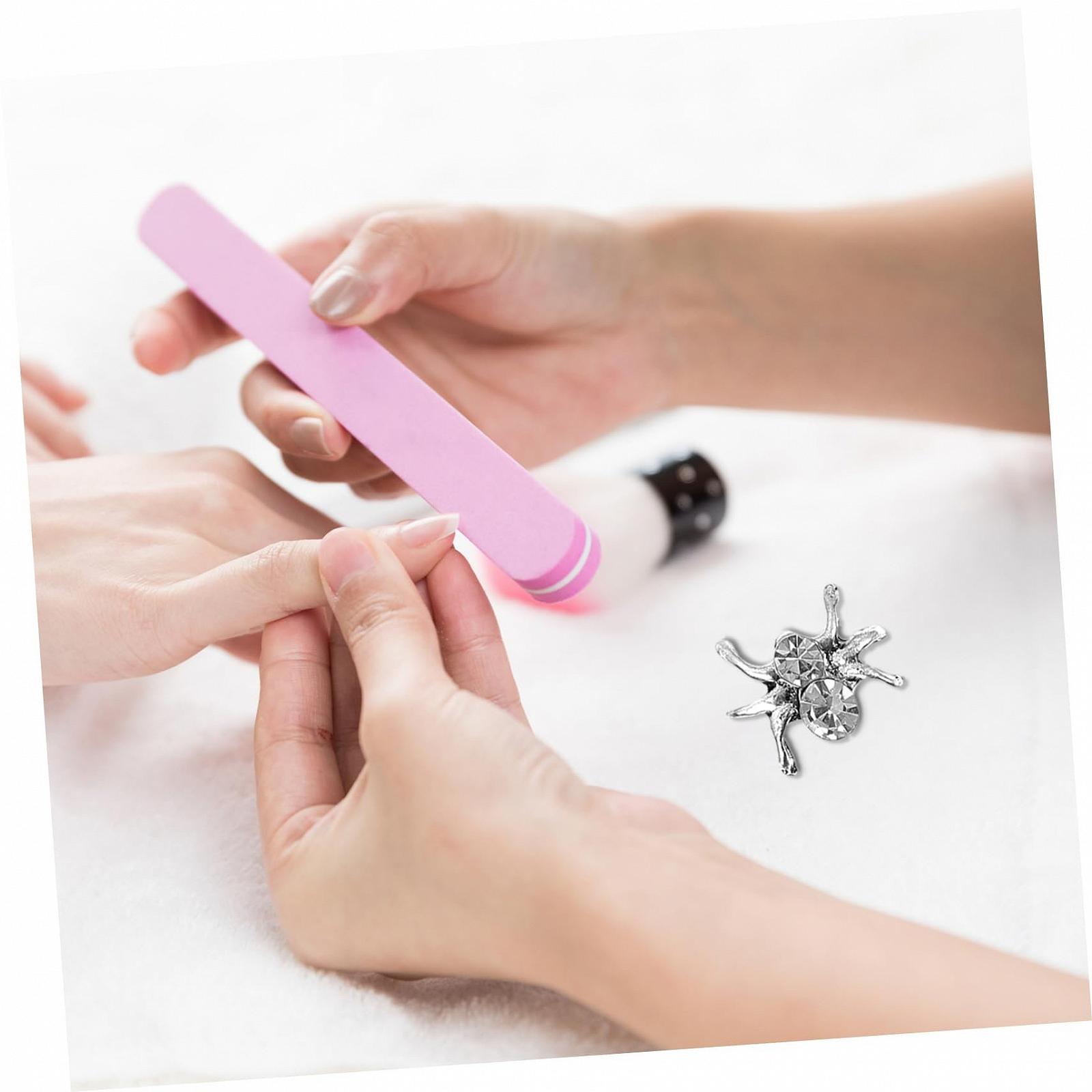 Украшения для ногтей Череп Пауки 30 шт. Металлические украшения для дизайна ногтей на Хэллоуин и карнавал, фото №3