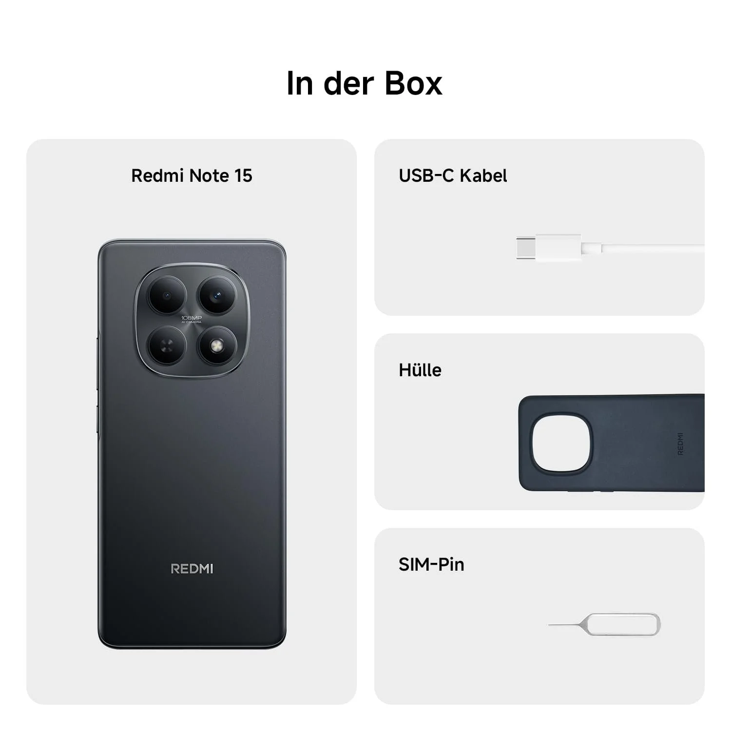 Смартфон XIAOMI Redmi Note 15 8+256ГБ Forest Green, фото №5