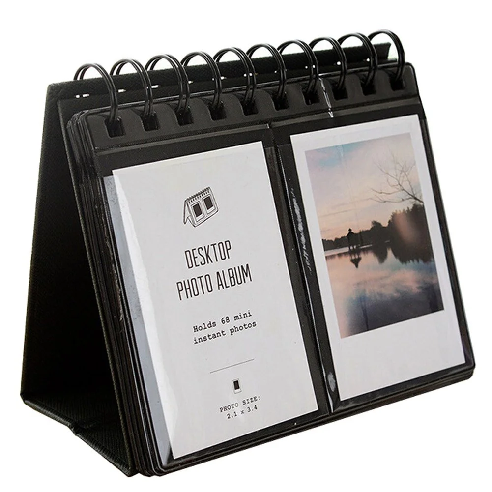 Фотоальбом Urvoix Mini для Fujifilm Instax Mini 8 7s 25 50s 90, визиток, черный, фото №1 Фотоальбом Urvoix Mini для Fujifilm Instax Mini 8 7s 25 50s 90, визиток, черный, фото №1