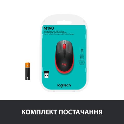 Мышка Logitech M190 Red (910-005908), фото №7