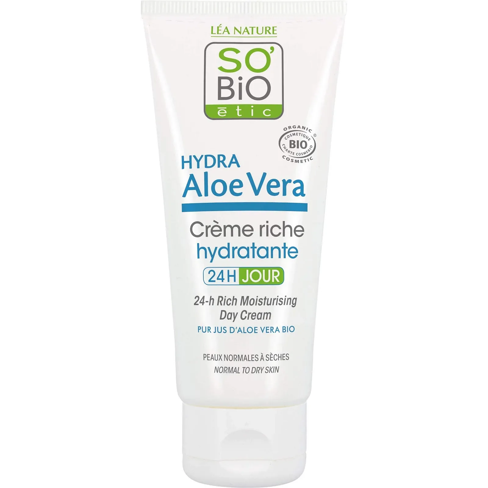Денний крем Hydra Aloe Vera Rich Moisturising насичений зволожувальний 50 мл, фото №2