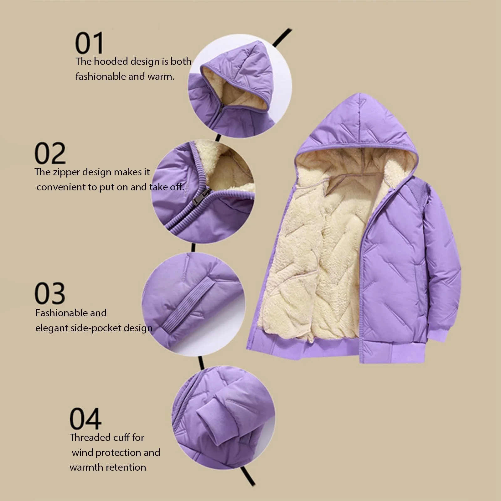 Зимова куртка MNSWR для хлопчиків, тепла зимова, фото №2 Зимова куртка MNSWR для хлопчиків, тепла зимова, фото №2