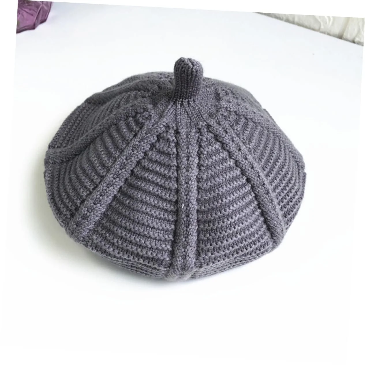 Берет VALICLUD Вовняний Сірий, Розмір M, фото №8