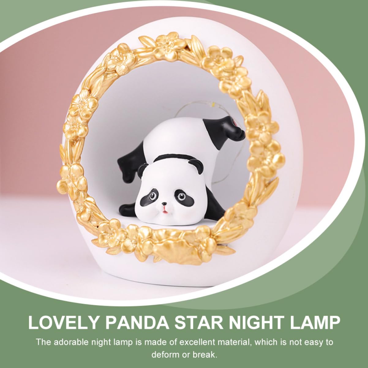 Лампа OSALADI Panda Star для детей светильник настольный перезаряжаемый ночник мультяшный детская комната LED набор из 3 шт., фото №7
