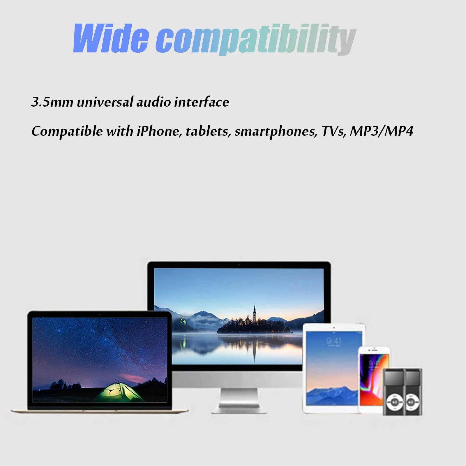 Портативний USB саундбар Soundbar Speaker Білий, фото №7